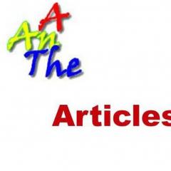 Pronouns, articles, prepositions in English Article a and an in English