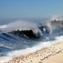 Formation of sea waves